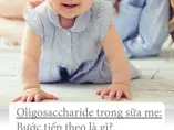 Oligosaccharide trong sữa mẹ: Bước tiếp theo là gì? (publications)