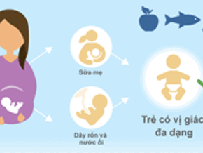 Tác động trên nhận thức và khẩu vị của trẻ nhỏ để có sức khỏe lâu dài (infographics)