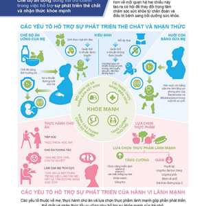 Những yếu tố đóng góp đầu đời cho sự khỏe mạnh của trẻ nhỏ (infographics)