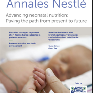Annales 81.1 - Tiến bộ trong dinh dưỡng sơ sinh: Mở đường từ hiện tại đến tương lai