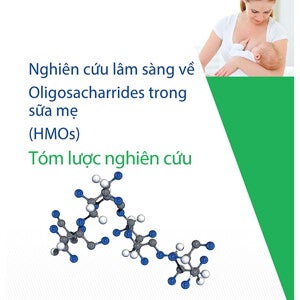 Nghiên cứu lâm sàng về Oligosacharrides trong sữa mẹ (HMOs) (infographics)