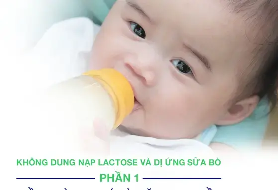 lactose VÀ DỊ ỨNG SỮA BÒ - PHẦN 1