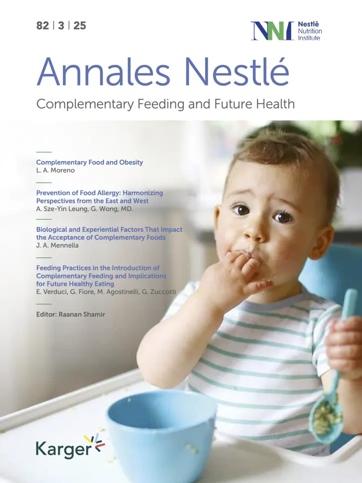 Annales 83.2 - Ăn dặm và sức khỏe tương lai